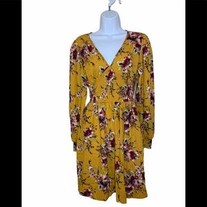 Xhilaration Empire Waist Floral Dress